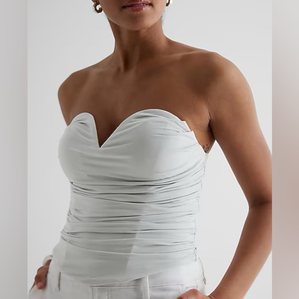 Express Cream Body Contour Corset Tube Top
